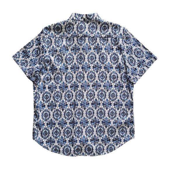 Robert Graham Criswell Classic Fit Short Sleeve Button Down Shirt Men's Large - Picture 2 of 8